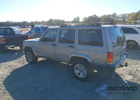 2001 Jeep Cherokee Sport из США, поврежденный, VIN 1J4FF48S21L599256